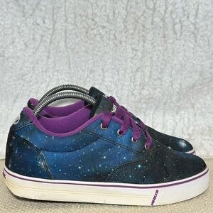 Heelys Youth/Kids Blue/Purple Launch 2 Wheeled Sneakers Shoes SZ EU 38 & W7 & 6Y